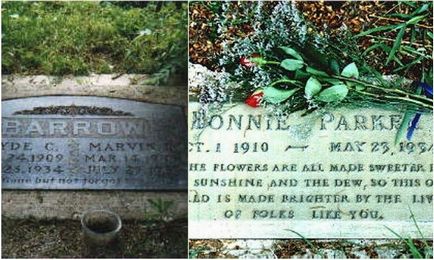 A történelem az élet és a halál Bonnie és Clyde