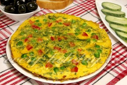 Frittata italiană cu dovlecei