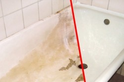 Як почистити ванну від жовтизни препарати