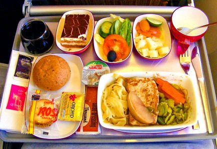 Cum să obțineți alimente vegetariene în avion - să comandați alimente în avion Aeroflot - călătorii cu avionul