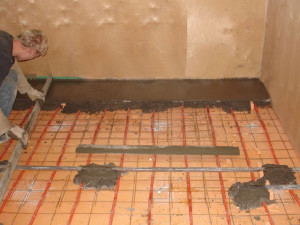 Cum se face o șapă de podea într-o baie dezasamblare tehnologie