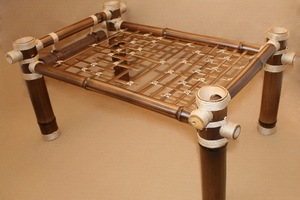 Hogyan készítsünk egy dohányzóasztal bambuszból készült