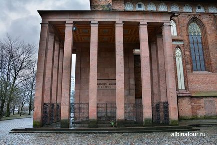 Kaliningrad catedrală insulă gravă peșteră monument albreght