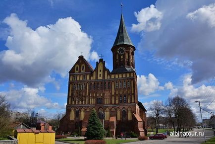 Kaliningrad catedrală insulă gravă peșteră monument albreght