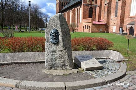 Kalinyingrád székesegyház sziget Kant Tomb emlékművet Albrecht