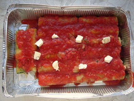 Cannelloni cu pui și spanac