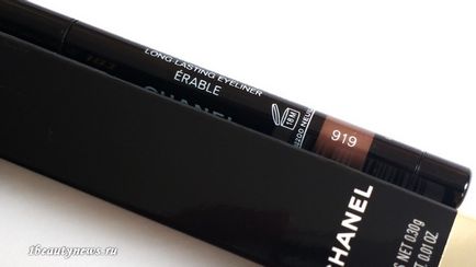 Szemceruza Chanel stylo yeux vízálló szemceruza 919 erable (őszi 2015) Review (ceruza) Szemceruza Chanel stylo yeux vízálló szemceruza 919 erable (őszi 2015) felülvizsgálata