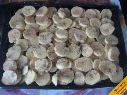 Burgonya gombával a kemencében (lépésről lépésre recept fotók) (sütő) Burgonya gombával sütőben (lépésről lépésre recept fotókkal)