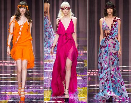 Versace kollekció őszi-téli 2015-2016, ruhák Atelier Versace