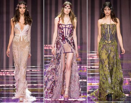 Colectia Versace toamna-iarna 2015-2016, rochii din atelier versace