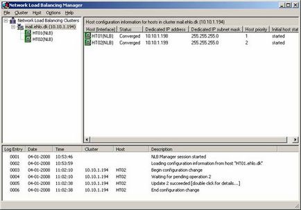 Компенсація навантаження серверів exchange 2007 sp1 hub transport за допомогою технології балансування