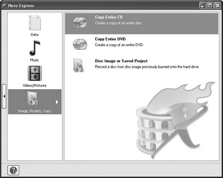 Copiați discul cu nero express, site-ul de programe neoficiale nero 8 - ghid,