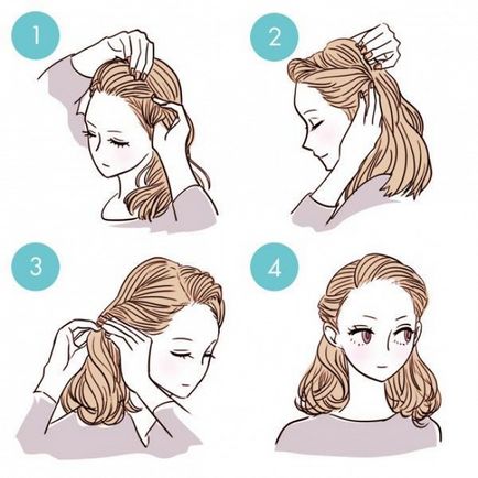 Красиві зачіски для дівчаток способи прибрати чубок і волосся з особи