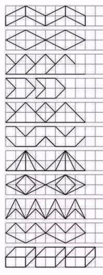 Modele frumoase și desene pe celulele din notebook