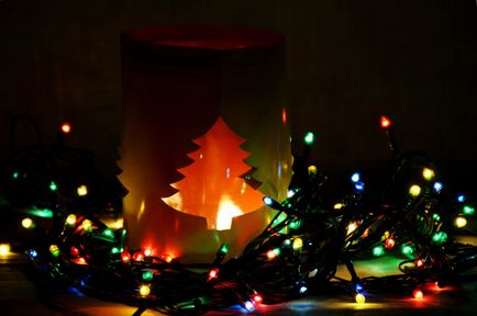 Гарний новорічний свічник, покроковий майстер-клас з фото - як зробити новорічний свічник
