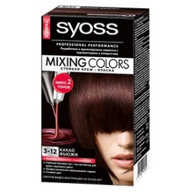 Vopsea pentru păr, amestec, amestec culori, fuziune de cacao 3-12, cel mai bun colorant pentru păr