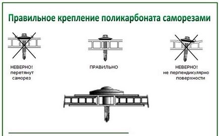 Кріплення полікарбонату - як кріпити листи