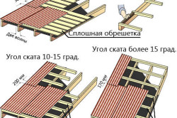 Дах гаража з профнастилу своїми руками як покрити