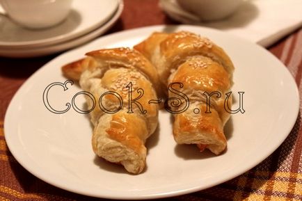 Croissants with cheese - rețetă pas cu pas cu fotografie, produse de patiserie