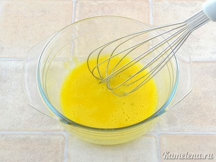 Salata de pui cu panglica de omletă - rețete simple
