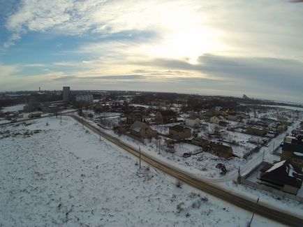 Quadrocopter kezük közül hulladék anyagok