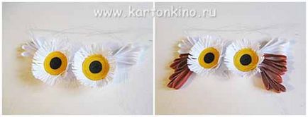 Quilling panelek - Bagoly Posta doktori