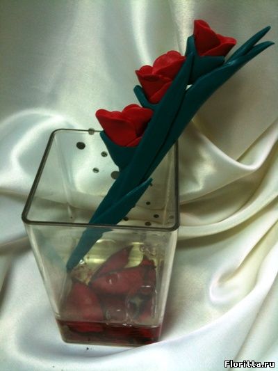 Flori mici din polimer gladiolus