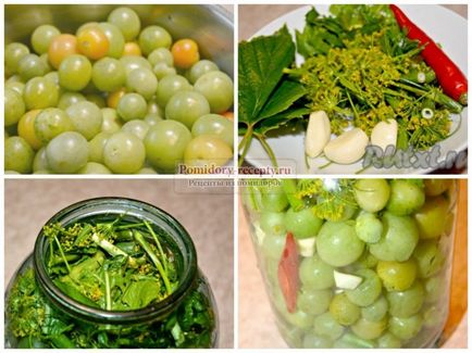 Ecetes zöld paradicsom kedvelt receptek fotókkal