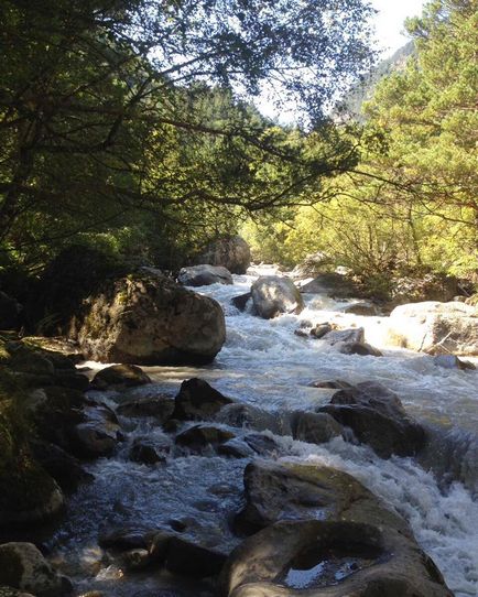 Útvonal - Tseyskoe Gorge