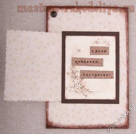 Clasă de masterat pe mini-album scrapbooking în stil vintage