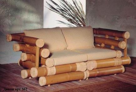 Bútor bambuszból készült, minden!