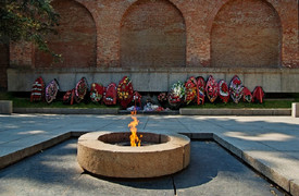 Меморіал «вічний вогонь слави», великий новгород