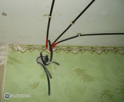 Монтаж електропроводки і прокладка дроти під гіпсокартоном