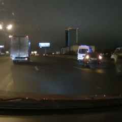 Moscova, știri, noaptea pe camionul Moscovei din Drumul Inelului a fost înfipt