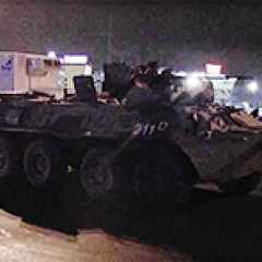 Москва, новини, вночі на МКАД вантажівка протаранила БТР