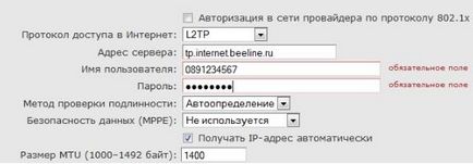 Настройване на рутер ZYXEL nbg460n ее Beeline