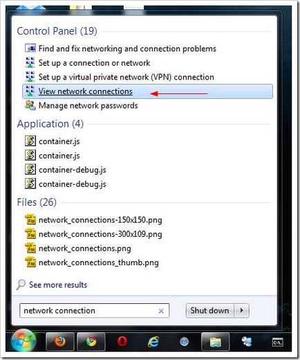 Configurarea serverului vpn în Windows 7, ferestre pentru administratorii de sistem