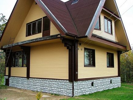 Siding casa cu siding și instalarea de siding cu propriile mâini