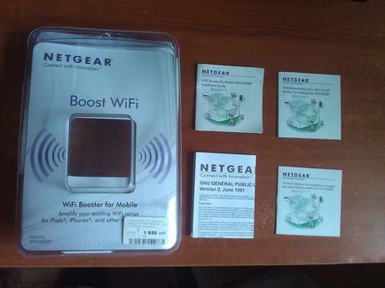 Преглед Wi-Fi ретранслатор NETGEAR wn1000rp ~ мрежови проблеми