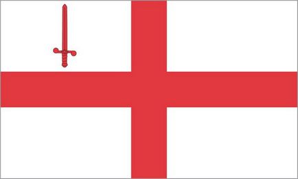 Unul dintre principalele atribute ale capitalei Regatului Unit este steagul Londrei