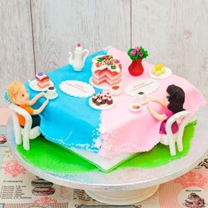 Tórták lányok 36 ötletek (torta díszítés) Tórták lányok 36 ötletek