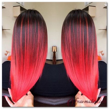 Фарбування волосся в 2 (два) кольору техніка подвійний забарвлення і фото