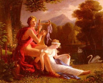 Орфей найбільший музикант син Аполлона чоловік Еврідіки, стародавні боги і герої