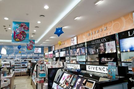 Освітлення магазинів косметики та парфумерії - маленькі хитрощі