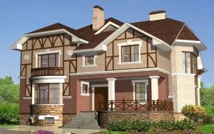 Finisarea fatadei casei în stilul caselor cu jumătate de lemn, caracteristicile caracteristice - o sarcină ușoară
