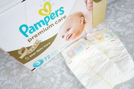 Pampers premium de îngrijire 3 descriere și recenzii