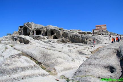 Cave város Uplistsikhe Georgia látnivalók