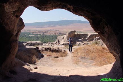 Cave város Uplistsikhe Georgia látnivalók