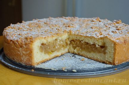 Пісочний пиріг з яблуками найсмачніший рецепт з фото!
