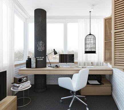 Планування кабінету в квартирі, дизайн та оформлення робочого місця в невеликій кімнаті, вибір